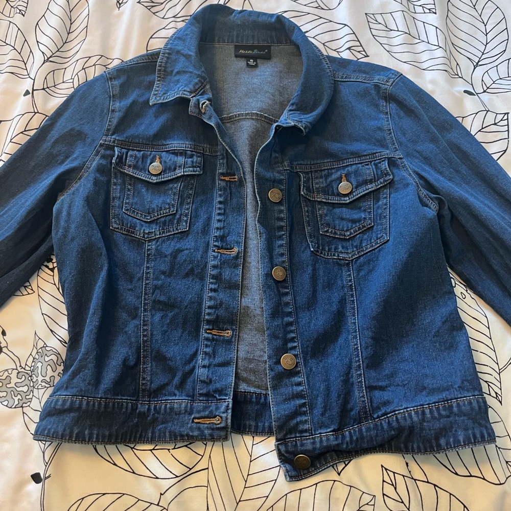 Metro Blues Denim Jean Jacket - Dark Blue
